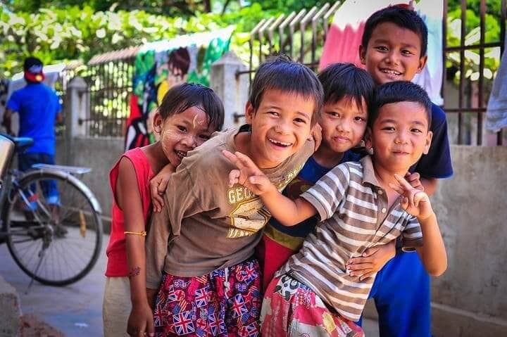 Children In Myanmar