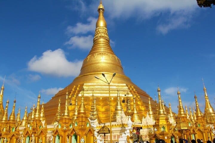 Golden temple in Myanmar